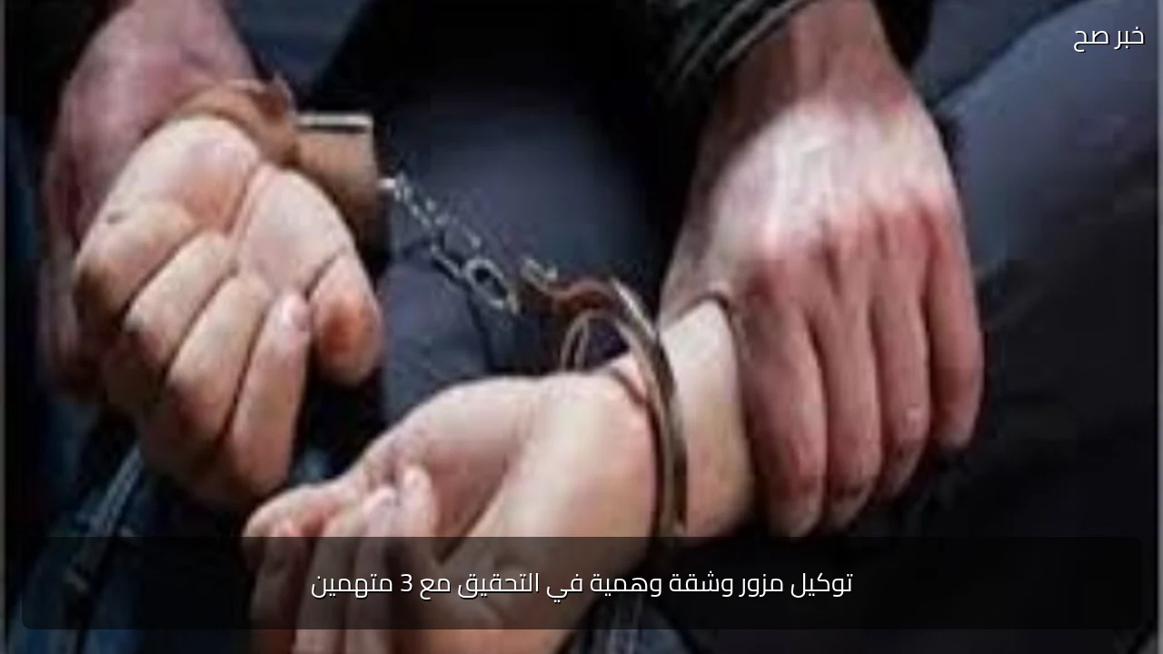 توكيل مزور وشقة وهمية في التحقيق مع 3 متهمين