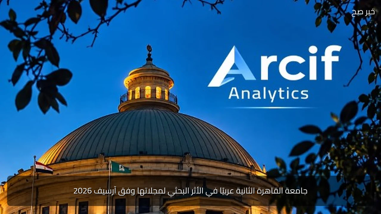 جامعة القاهرة الثانية عربيًا في الأثر البحثي لمجلاتها وفق آرسيف 2026