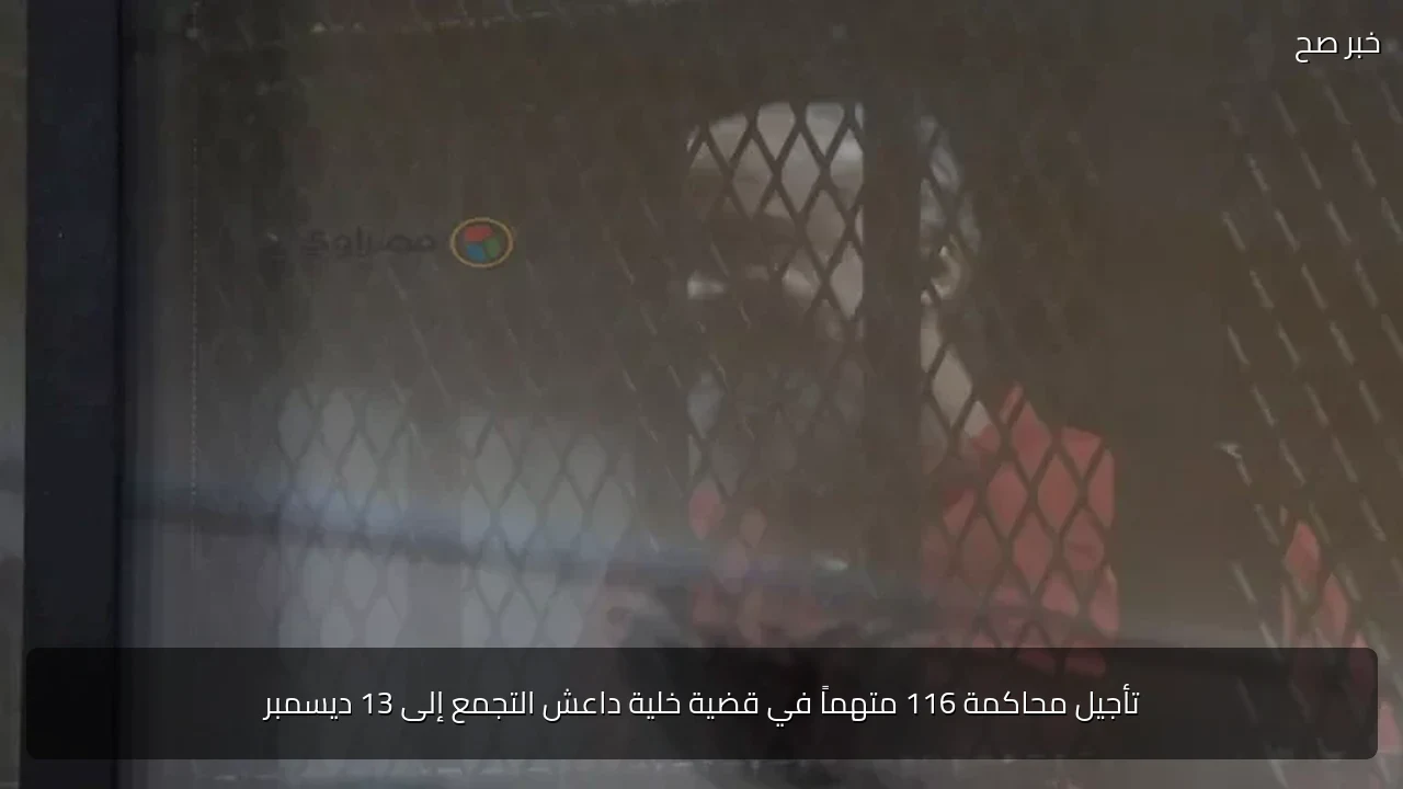 تأجيل محاكمة 116 متهماً في قضية خلية داعش التجمع إلى 13 ديسمبر
