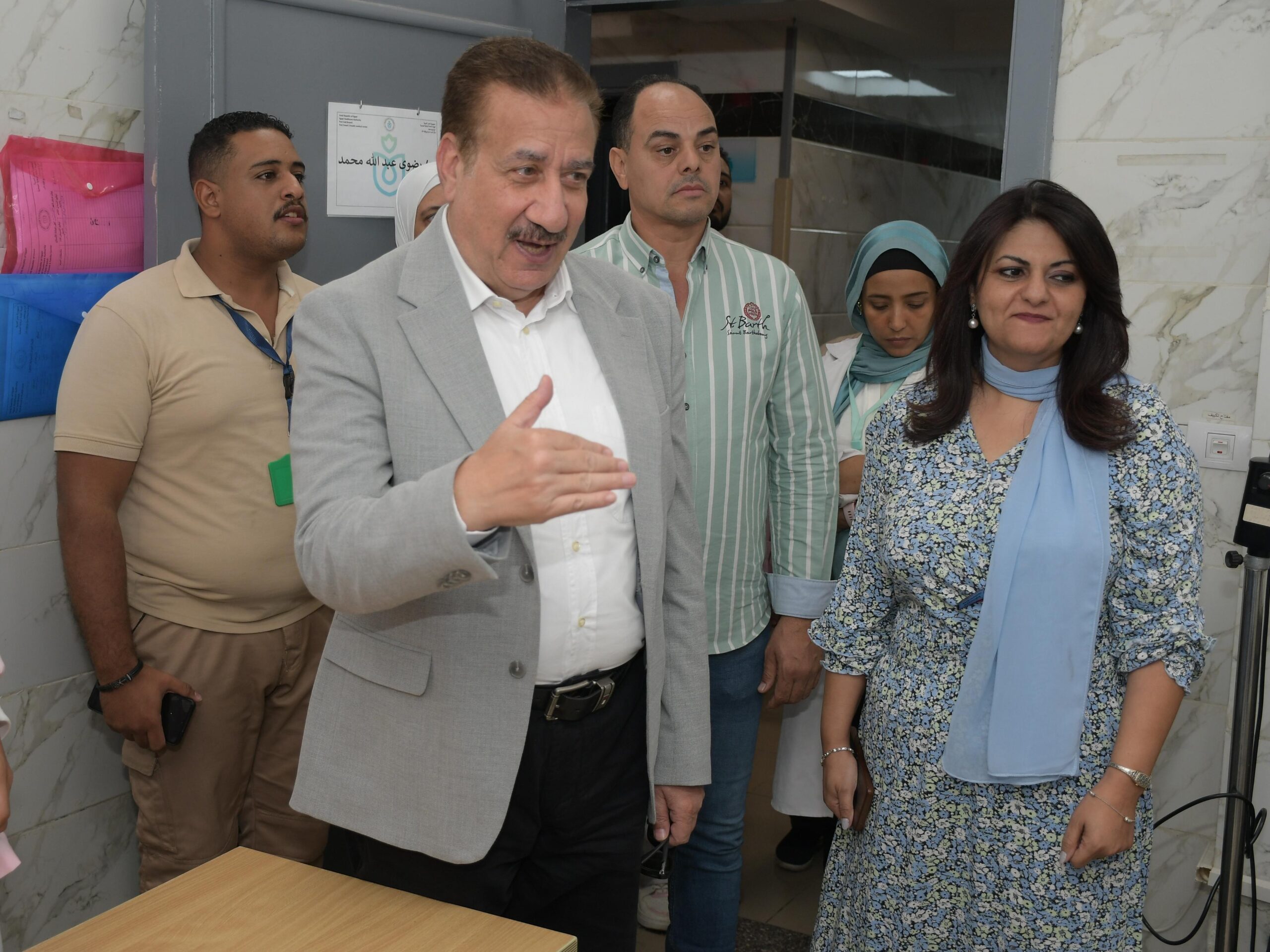 محافظ بورسعيد يتفقد مركز طب أسرة بورفؤاد ثاني محافظ بورسعيد يتفقد مركز طب أسرة بورفؤاد ثاني