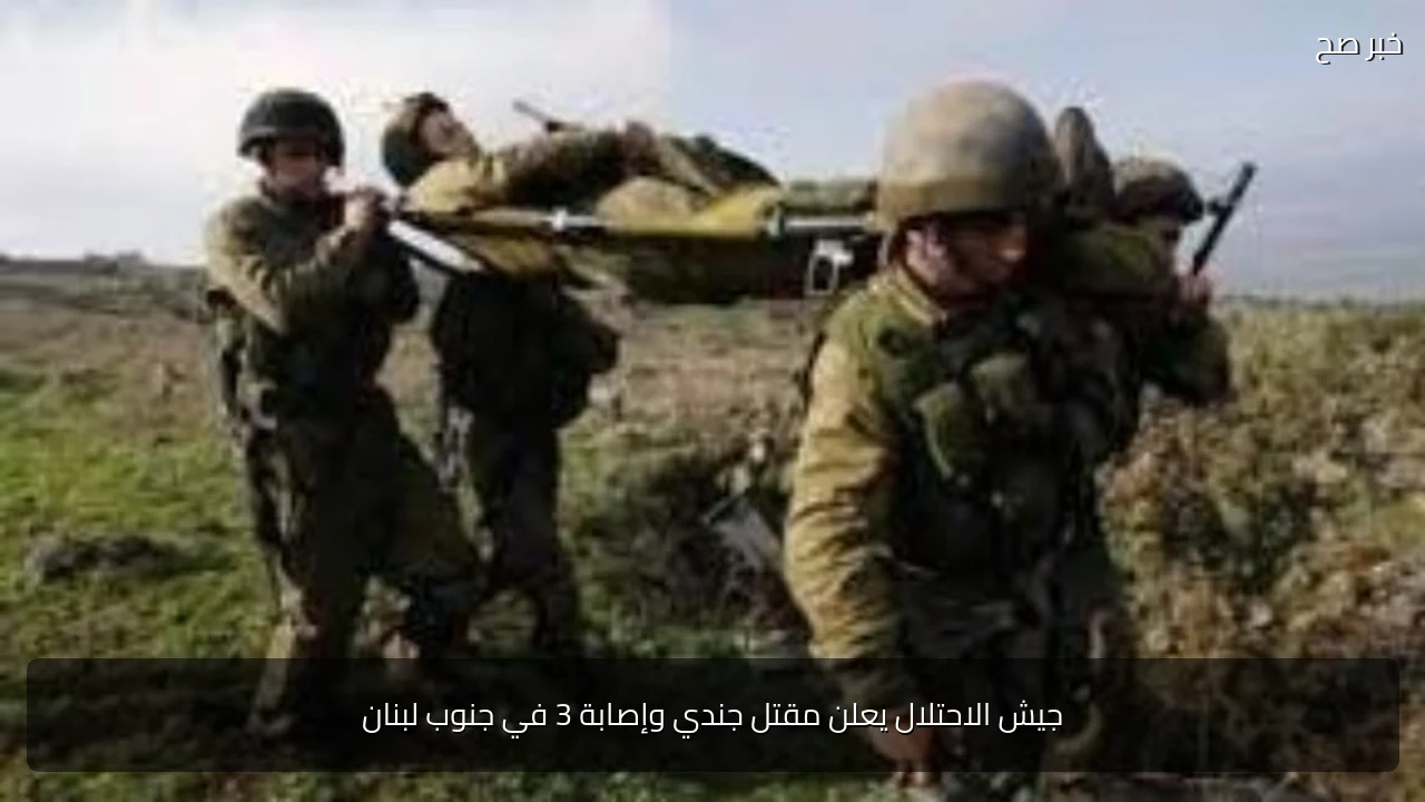 جيش الاحتلال يعلن مقتل جندي وإصابة 3 في جنوب لبنان