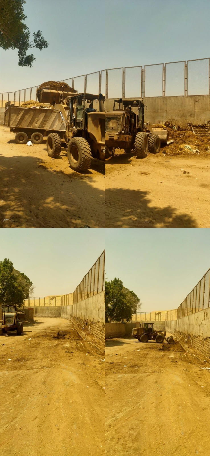 حملات مكثفة لرفع كفاءة النظافة بشوارع الهرم