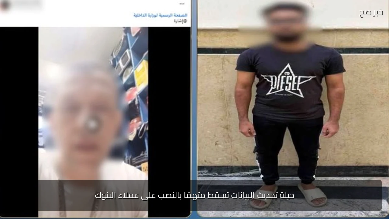 حيلة تحديث البيانات تسقط متهمًا بالنصب على عملاء البنوك