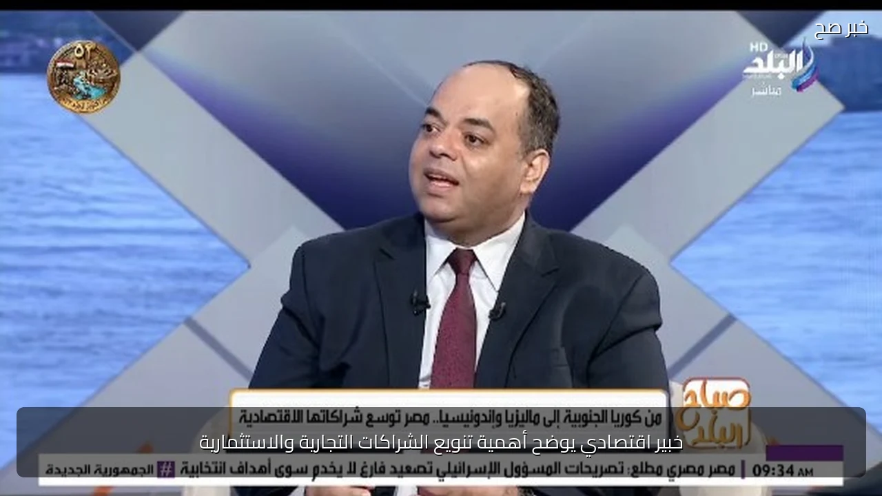 خبير اقتصادي يوضح أهمية تنويع الشراكات التجارية والاستثمارية