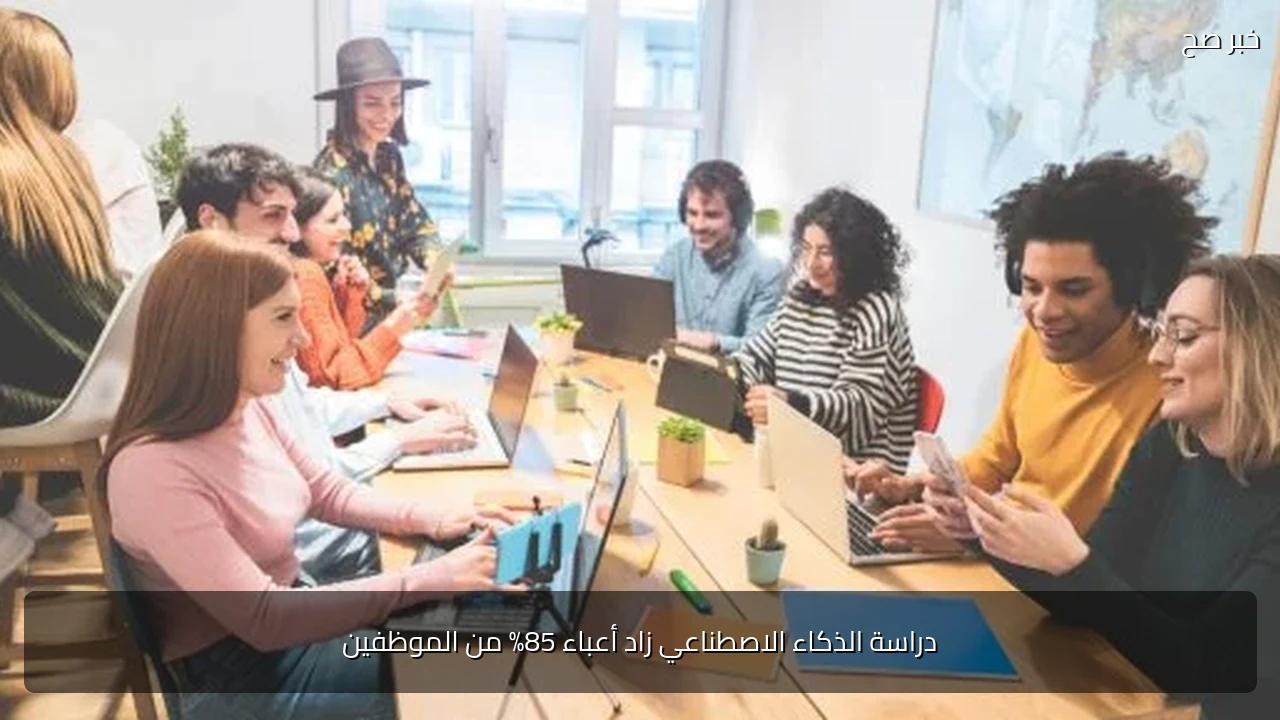 دراسة الذكاء الاصطناعي زاد أعباء 85% من الموظفين