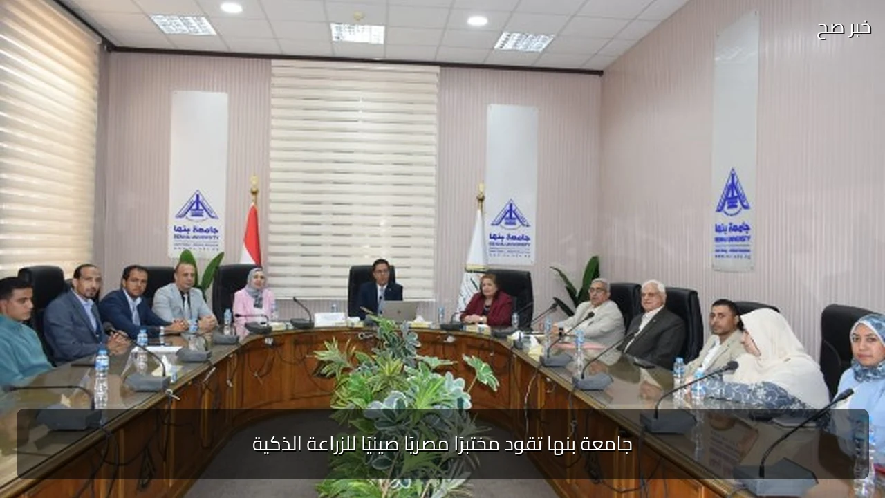 جامعة بنها تقود مختبرًا مصريًا صينيًا للزراعة الذكية