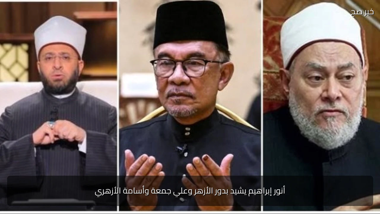 أنور إبراهيم يشيد بدور الأزهر وعلي جمعة وأسامة الأزهري