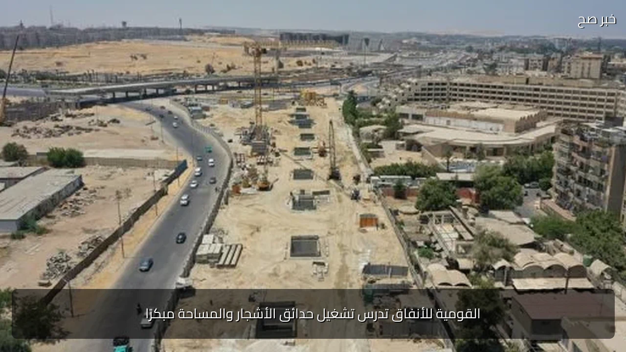 القومية للأنفاق تدرس تشغيل حدائق الأشجار والمساحة مبكرًا