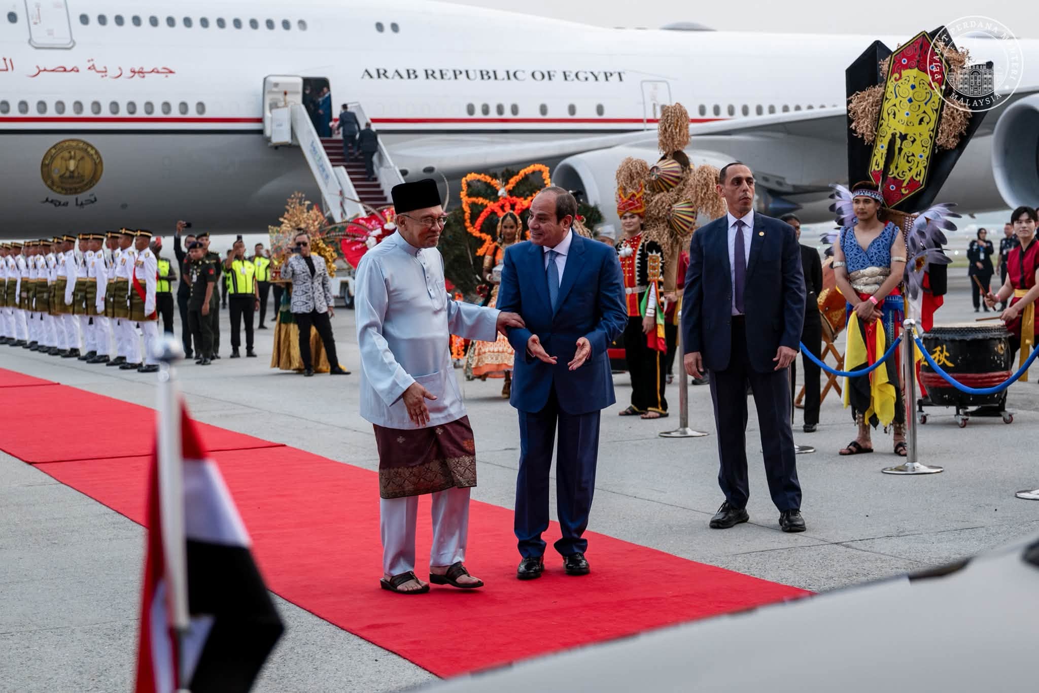 السيسي في ماليزيا ومباحثات ثنائية مرتقبة غدًا بكوالالمبور السيسي في ماليزيا ومباحثات ثنائية مرتقبة غدًا بكوالالمبور
