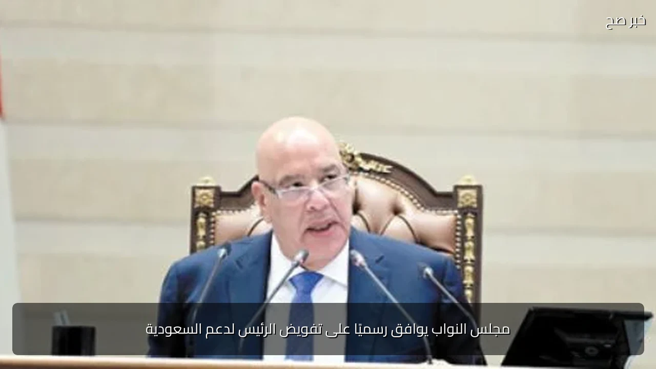 مجلس النواب يوافق رسميًا على تفويض الرئيس لدعم السعودية
