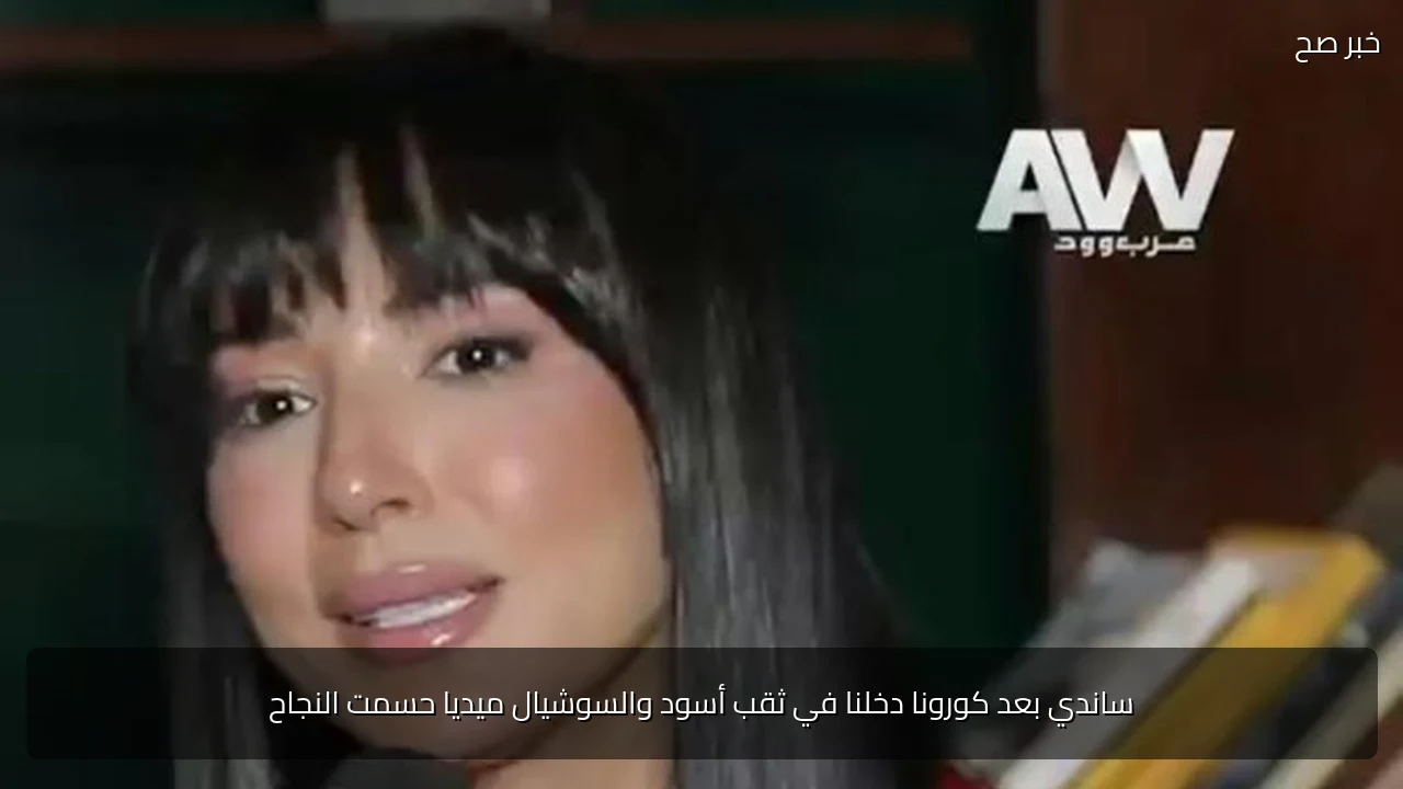 ساندي بعد كورونا دخلنا في ثقب أسود والسوشيال ميديا حسمت النجاح