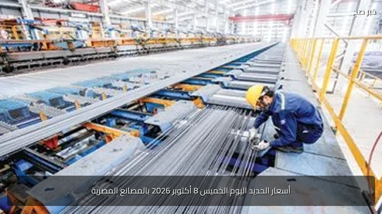 أسعار الحديد اليوم الخميس 8 أكتوبر 2026 بالمصانع المصرية