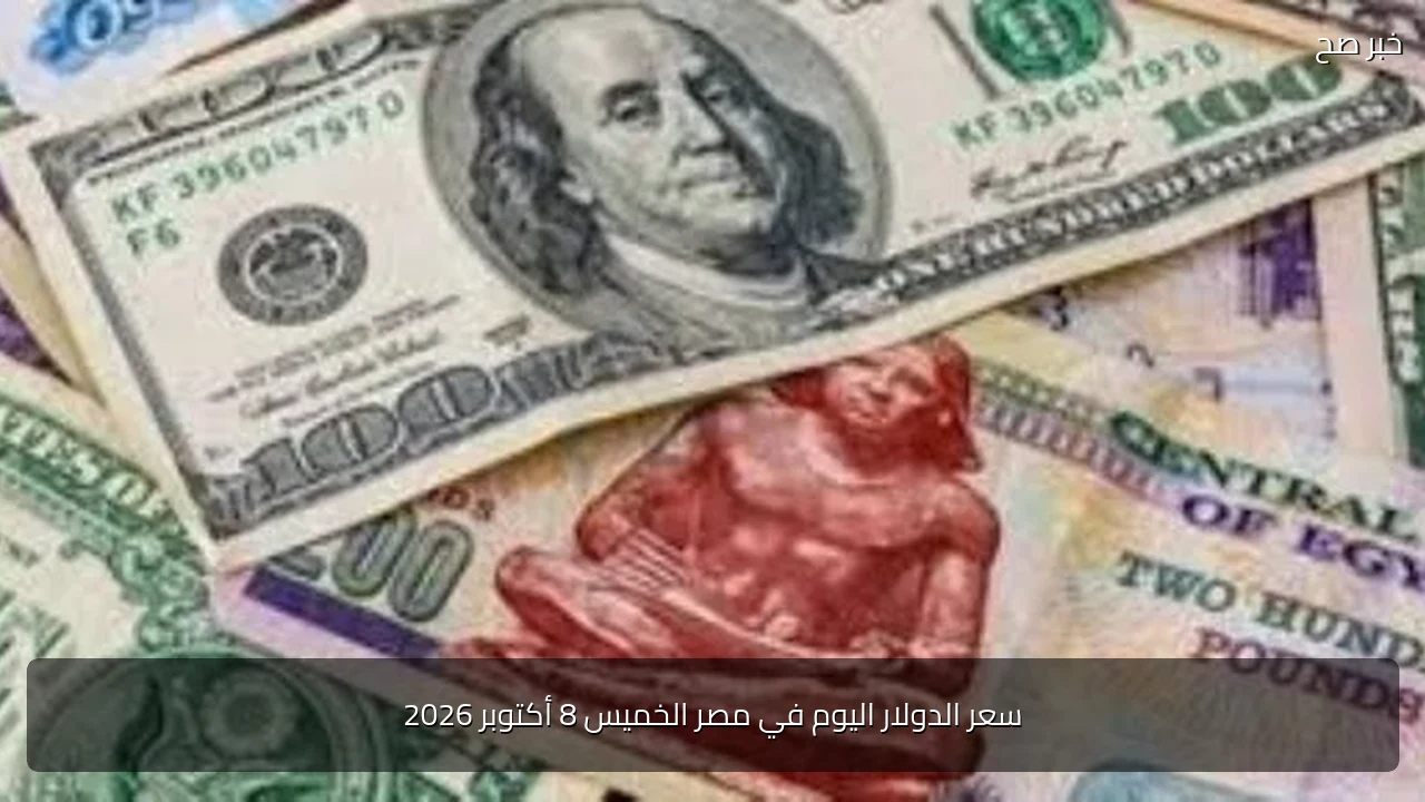 سعر الدولار اليوم في مصر الخميس 8 أكتوبر 2026