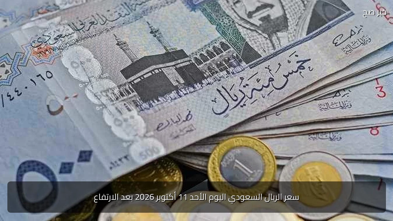 سعر الريال السعودي اليوم الأحد 11 أكتوبر 2026 بعد الارتفاع
