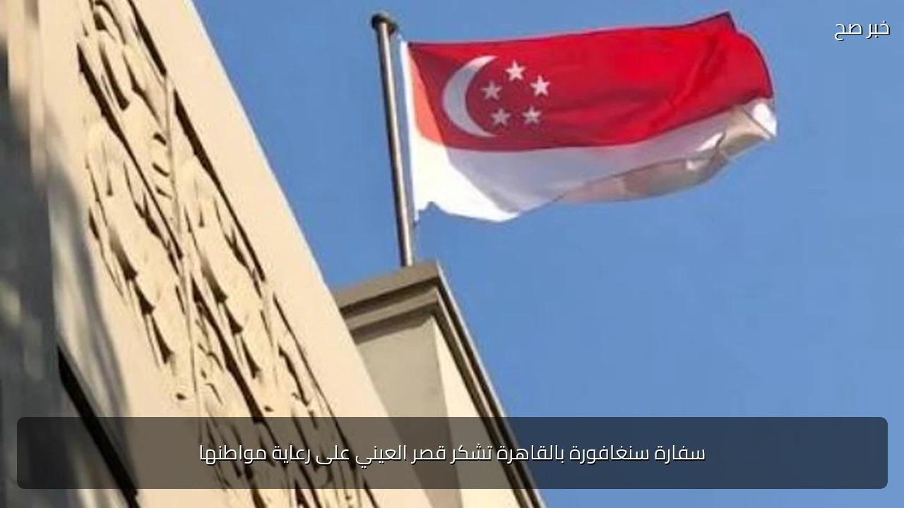 سفارة سنغافورة بالقاهرة تشكر قصر العيني على رعاية مواطنها