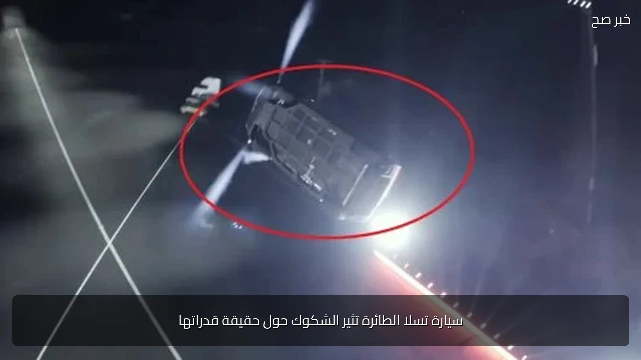 سيارة تسلا الطائرة تثير الشكوك حول حقيقة قدراتها