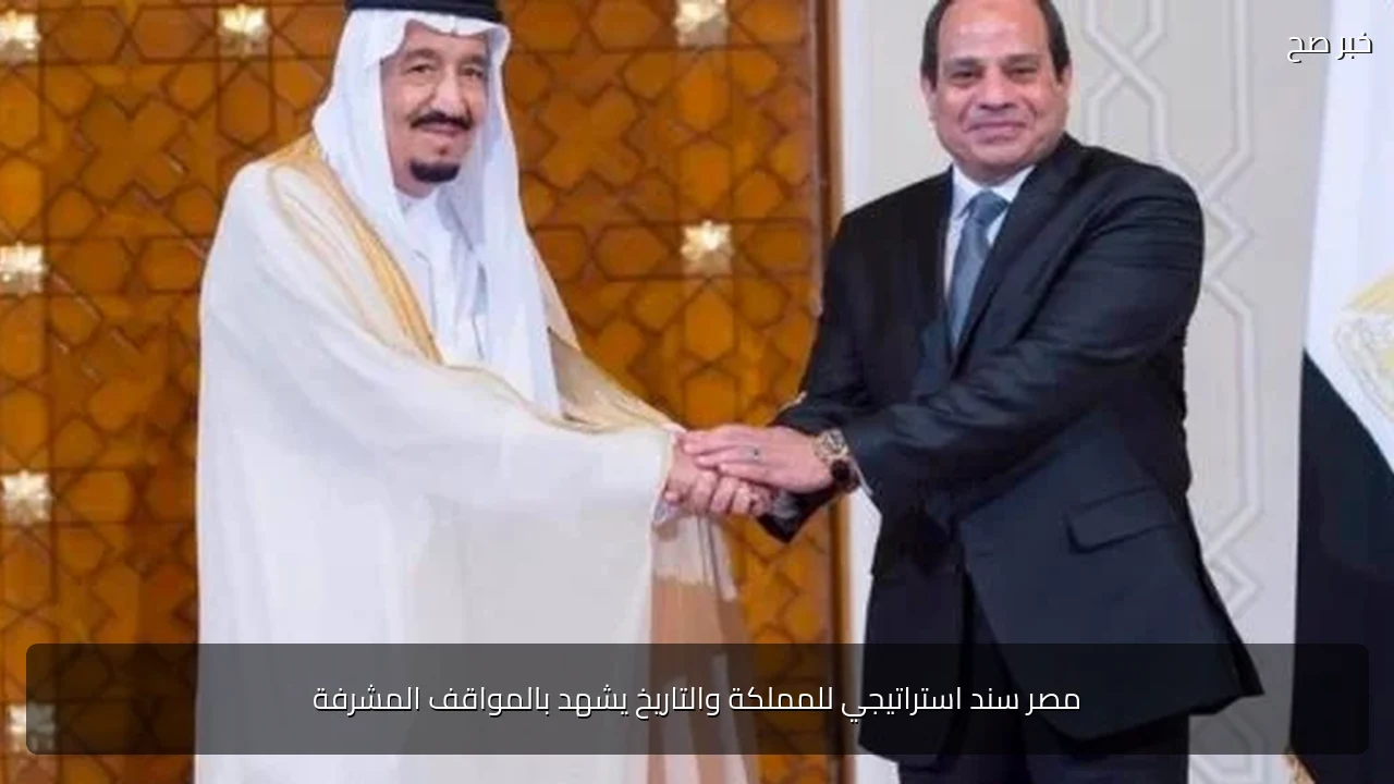 مصر سند استراتيجي للمملكة والتاريخ يشهد بالمواقف المشرفة