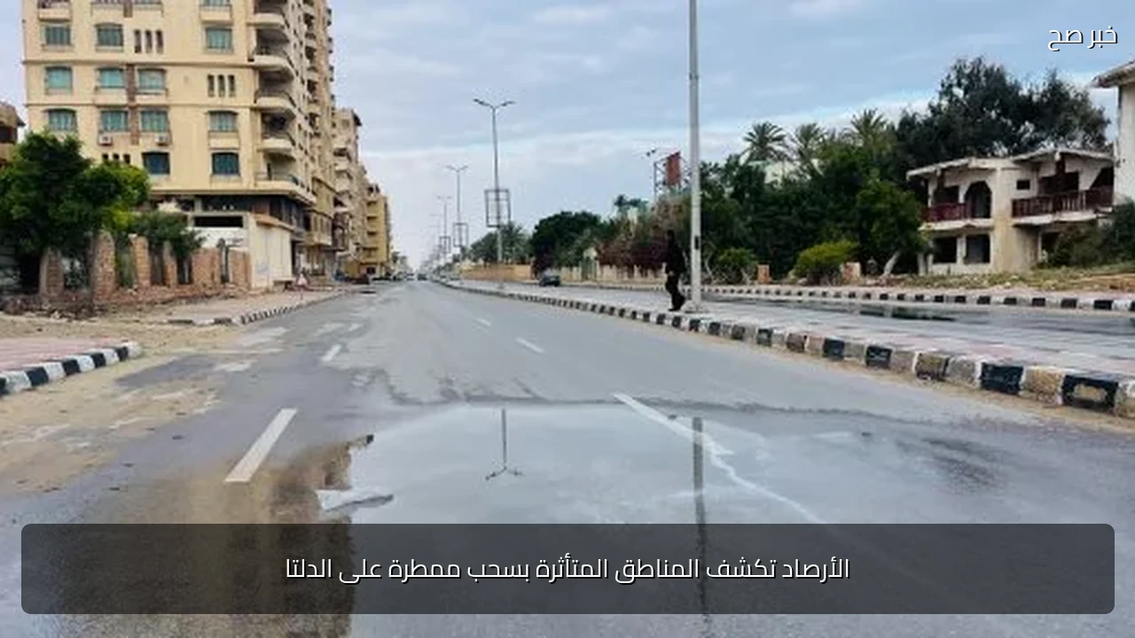 الأرصاد تكشف المناطق المتأثرة بسحب ممطرة على الدلتا