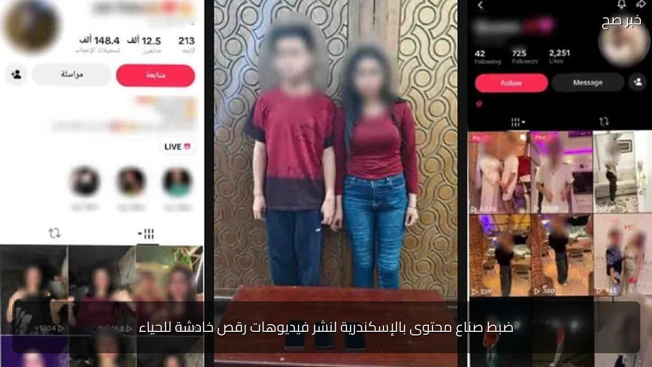 ضبط صناع محتوى بالإسكندرية لنشر فيديوهات رقص خادشة للحياء