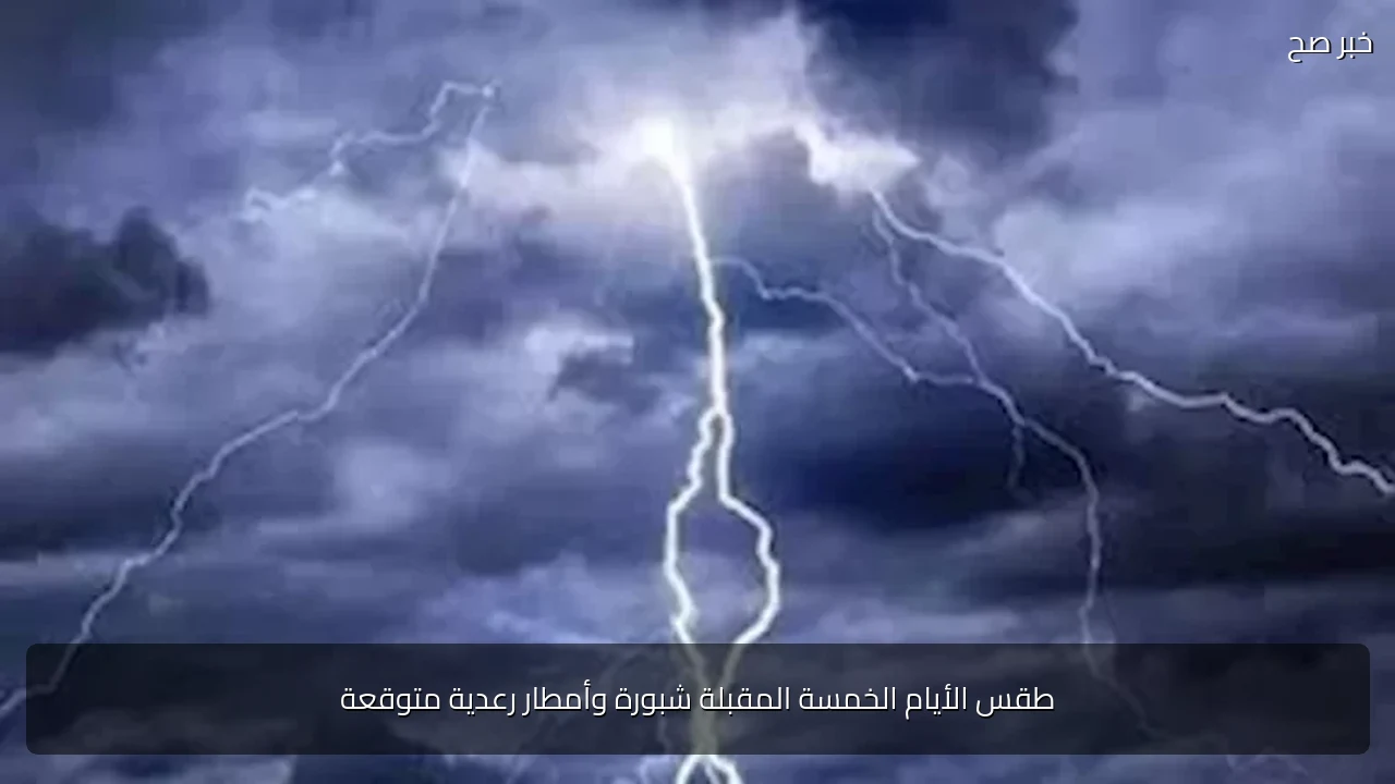 طقس الأيام الخمسة المقبلة شبورة وأمطار رعدية متوقعة