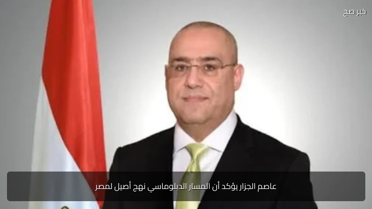 عاصم الجزار يؤكد أن المسار الدبلوماسي نهج أصيل لمصر