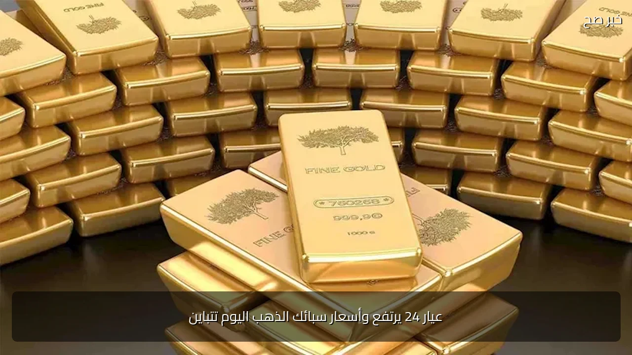 عيار 24 يرتفع وأسعار سبائك الذهب اليوم تتباين