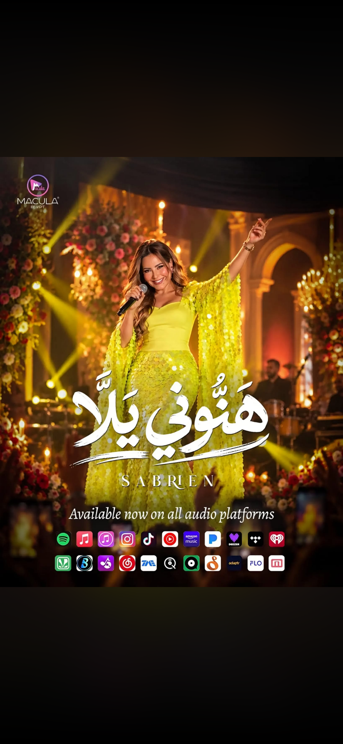 صابرين تطرح هنوني يلا بعد غنائها لابنها في زفافه صابرين تطرح هنوني يلا بعد غنائها لابنها في زفافه