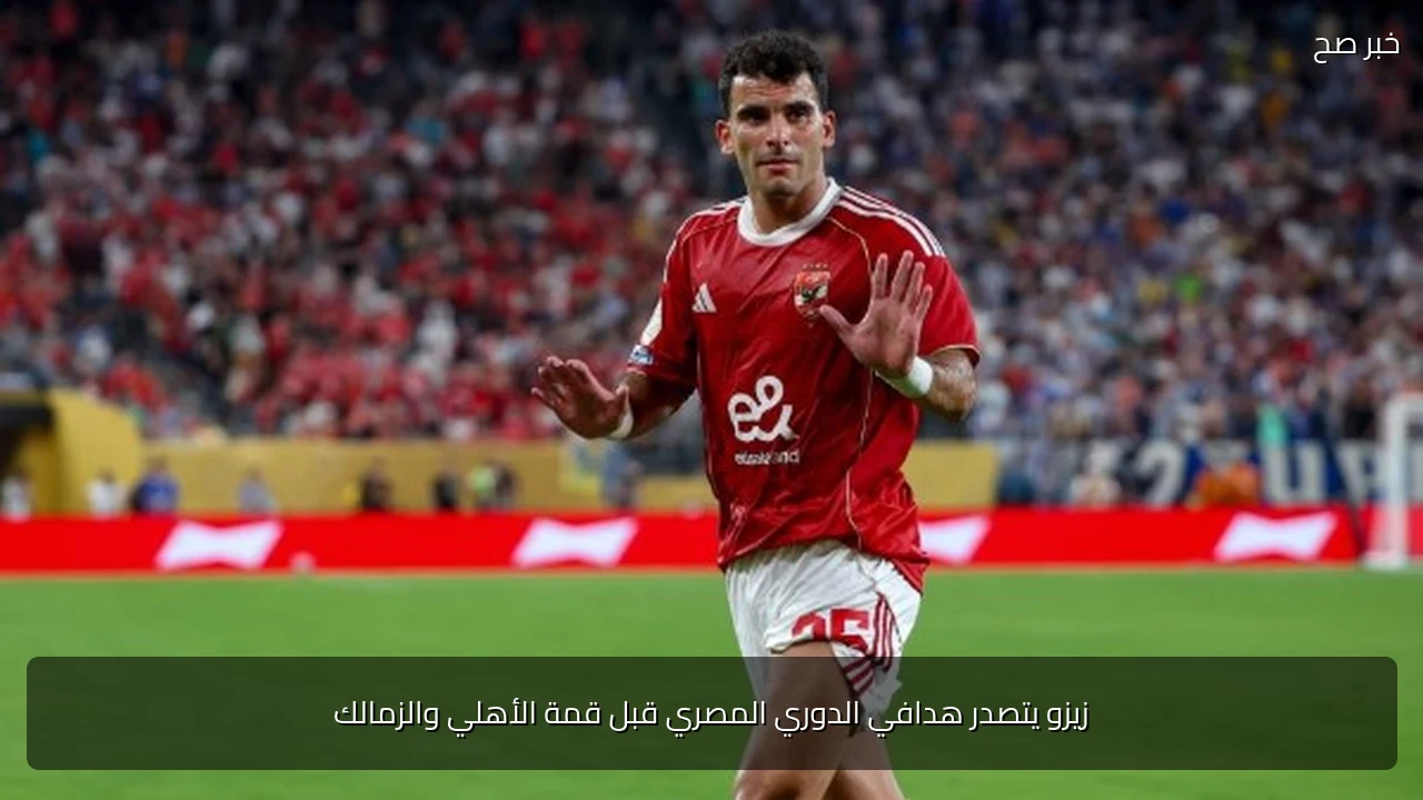 زيزو يتصدر هدافي الدوري المصري قبل قمة الأهلي والزمالك