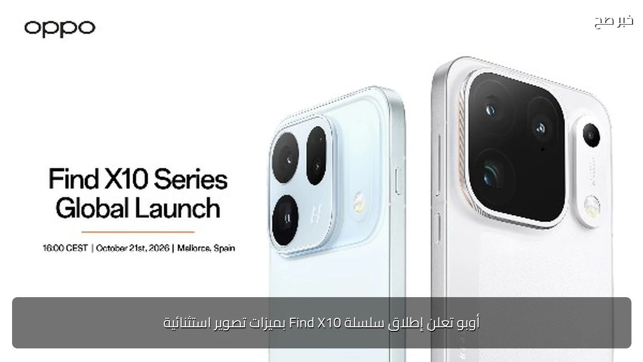 أوبو تعلن إطلاق سلسلة Find X10 بميزات تصوير استثنائية