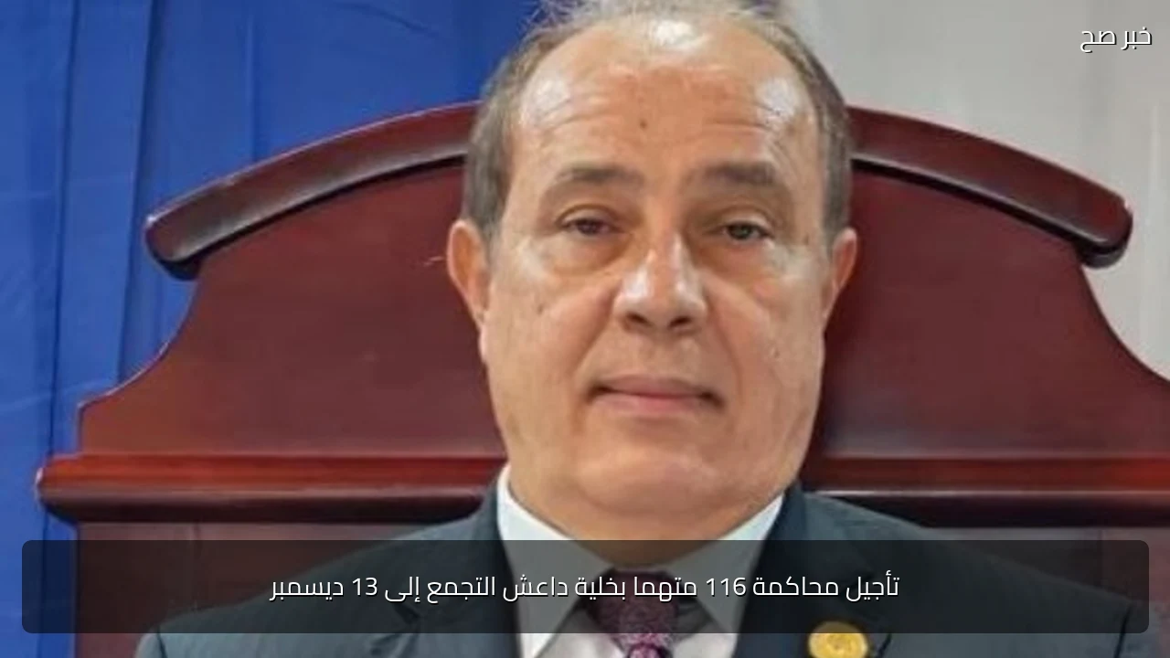 تأجيل محاكمة 116 متهما بخلية داعش التجمع إلى 13 ديسمبر