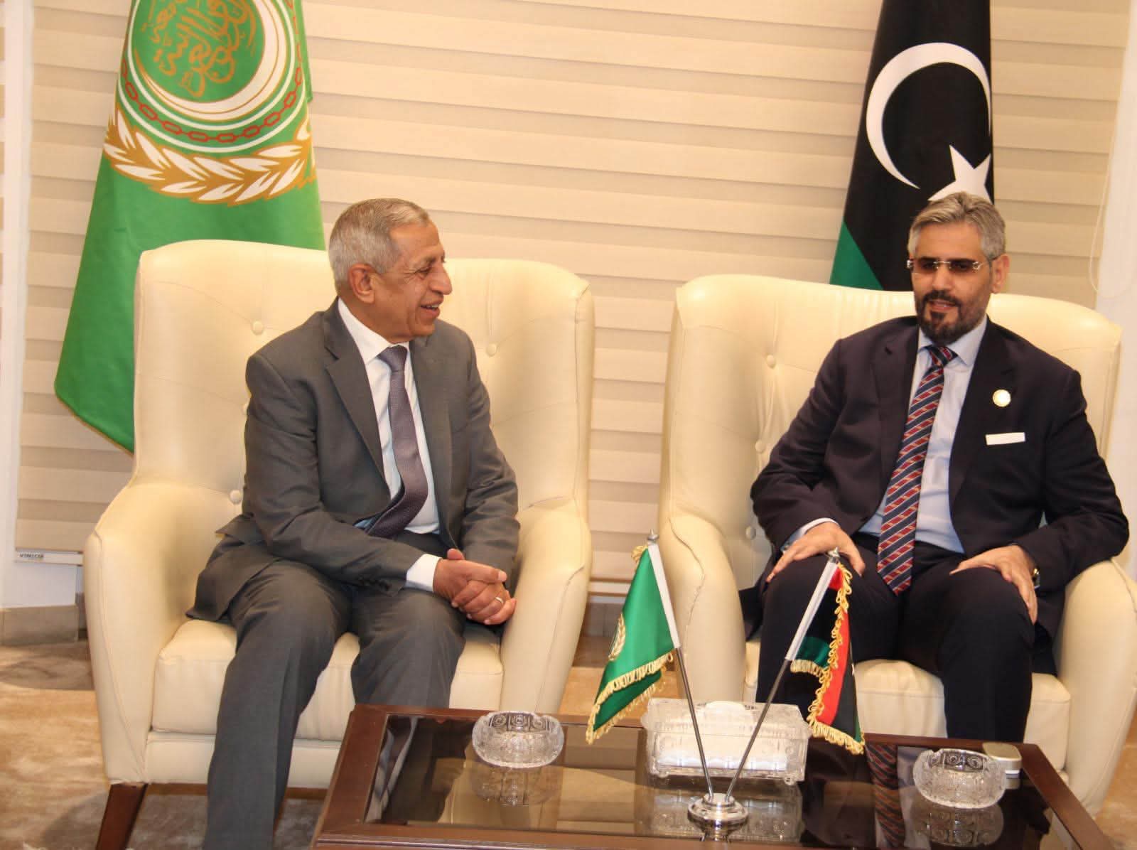 ليبيا والأكاديمية العربية تبحثان تعزيز التعاون العلمي والتقني ليبيا والأكاديمية العربية تبحثان تعزيز التعاون العلمي والتقني