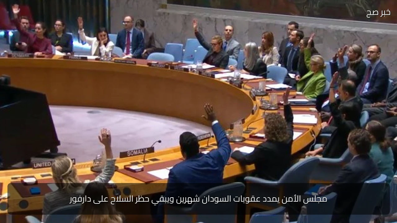مجلس الأمن يمدد عقوبات السودان شهرين ويبقي حظر السلاح على دارفور