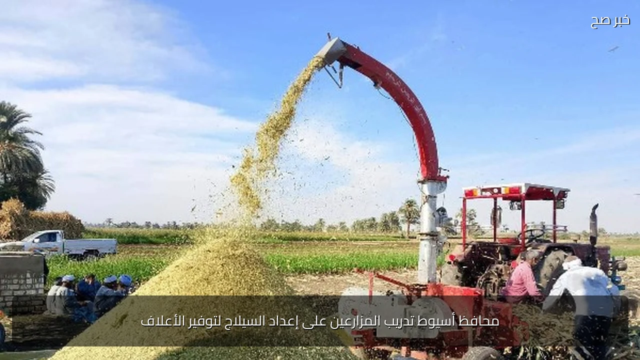 محافظ أسيوط تدريب المزارعين على إعداد السيلاج لتوفير الأعلاف