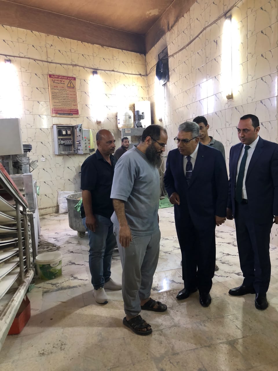 محافظ الدقهلية يتفقد مخبز المحافظة لمتابعة جودة الخبز محافظ الدقهلية يتفقد مخبز المحافظة لمتابعة جودة الخبز