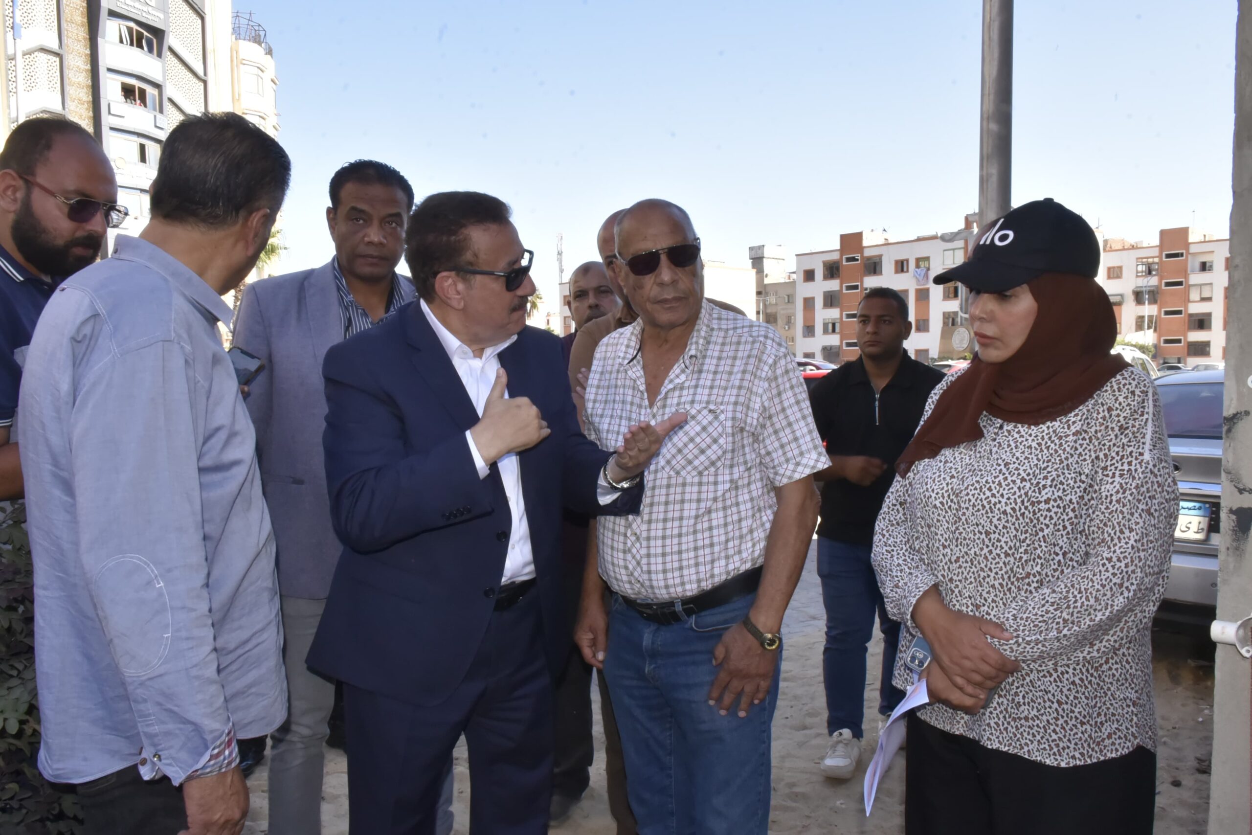 محافظ بورسعيد يتابع تطوير 110 عمارة بحي المناخ محافظ بورسعيد يتابع تطوير 110 عمارة بحي المناخ