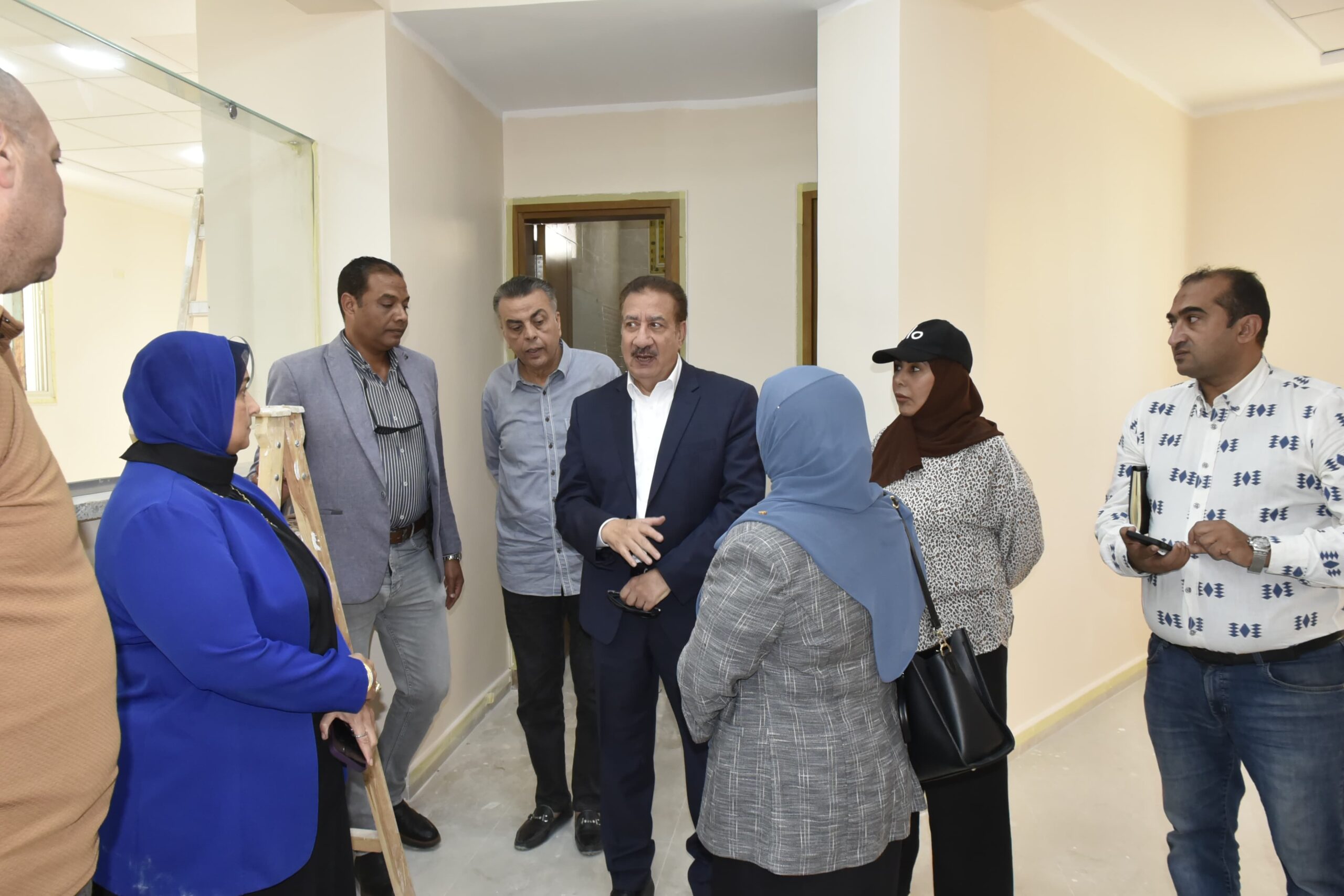 محافظ بورسعيد يوجه بسرعة تجهيز مبنى خدمات التأمين الصحي الشامل