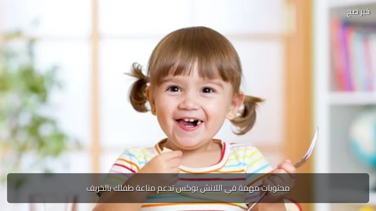 محتويات مهمة في اللانش بوكس تدعم مناعة طفلك بالخريف