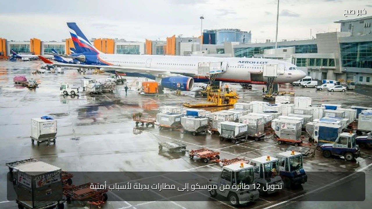 تحويل 12 طائرة من موسكو إلى مطارات بديلة لأسباب أمنية