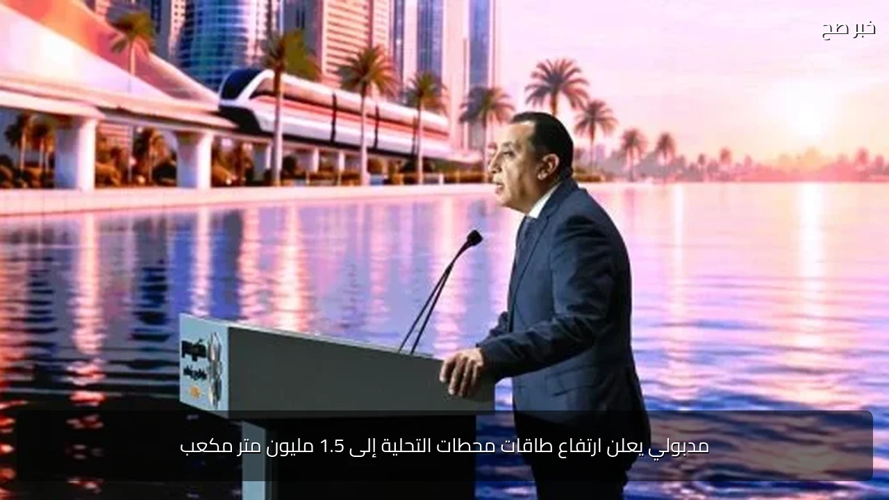 مدبولي يعلن ارتفاع طاقات محطات التحلية إلى 1.5 مليون متر مكعب