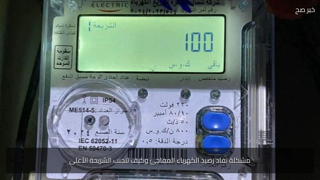 مشكلة نفاد رصيد الكهرباء المفاجئ وكيف تتجنب الشريحة الأعلى