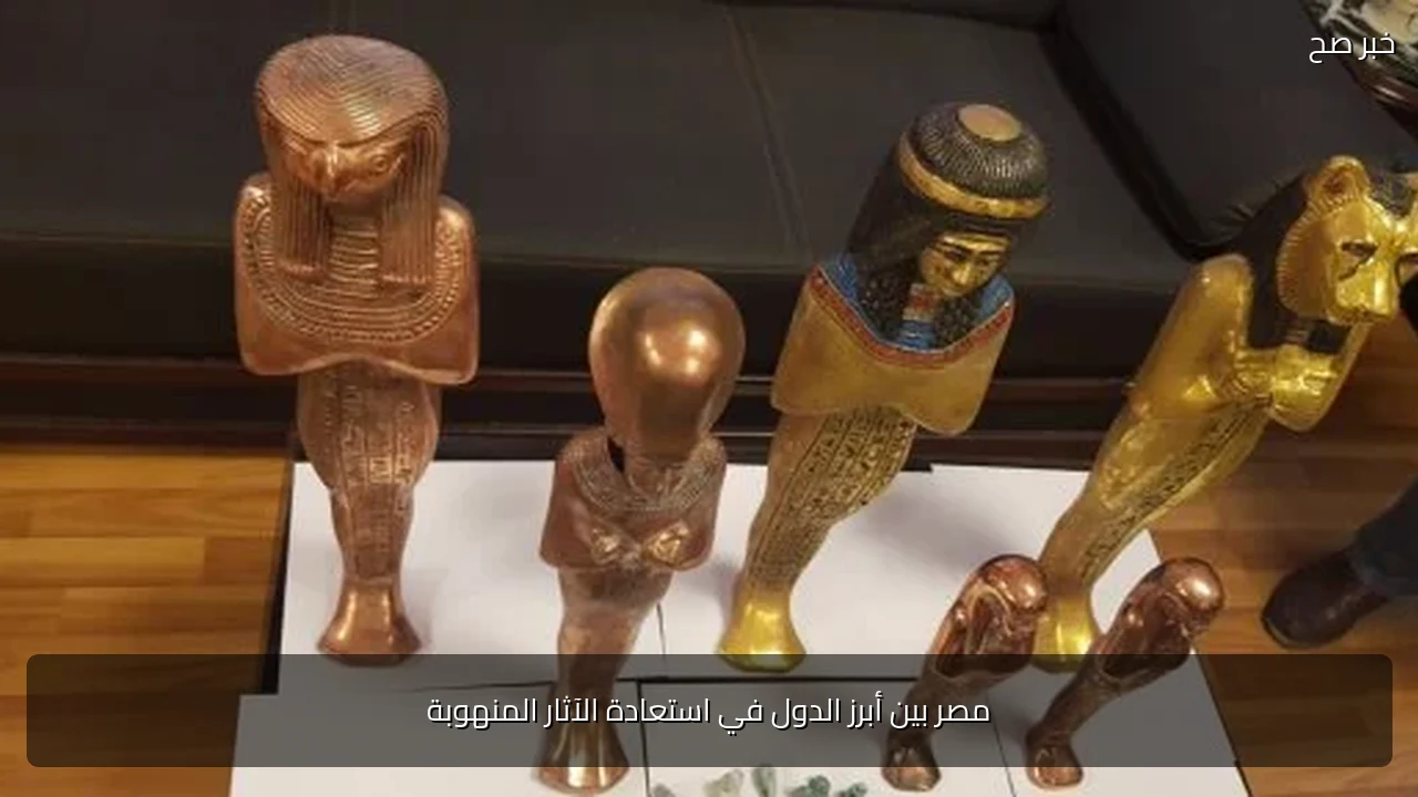 مصر بين أبرز الدول في استعادة الآثار المنهوبة
