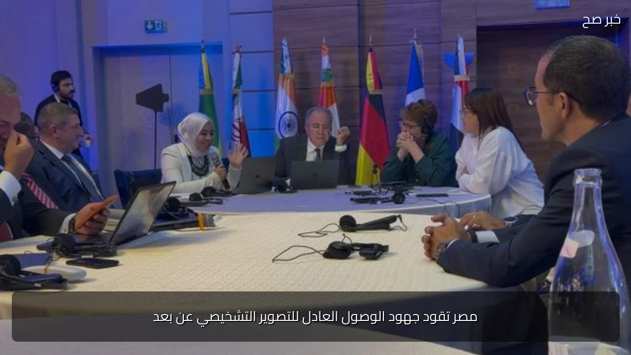مصر تقود جهود الوصول العادل للتصوير التشخيصي عن بعد