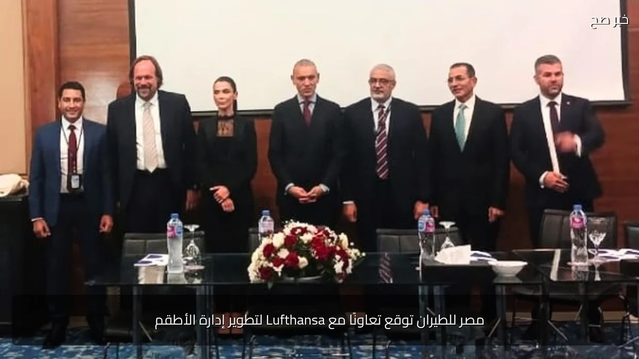 مصر للطيران توقع تعاونًا مع Lufthansa لتطوير إدارة الأطقم