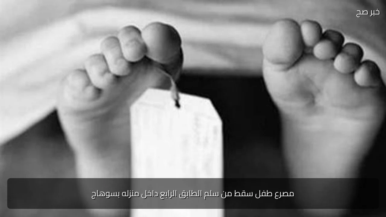 مصرع طفل سقط من سلم الطابق الرابع داخل منزله بسوهاج
