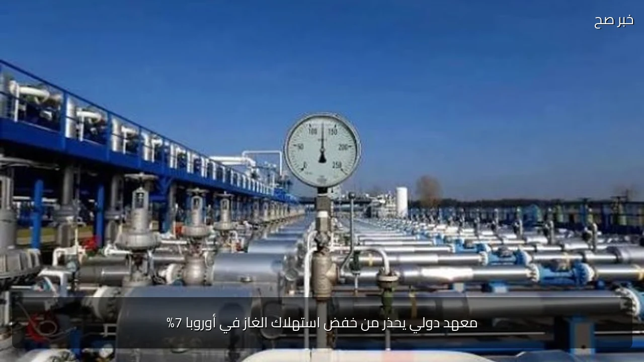 معهد دولي يحذر من خفض استهلاك الغاز في أوروبا 7%