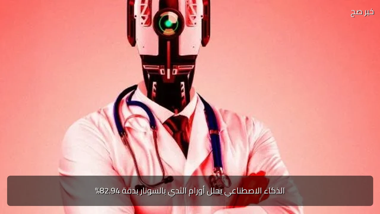 الذكاء الاصطناعي يحلل أورام الثدي بالسونار بدقة 82.94%