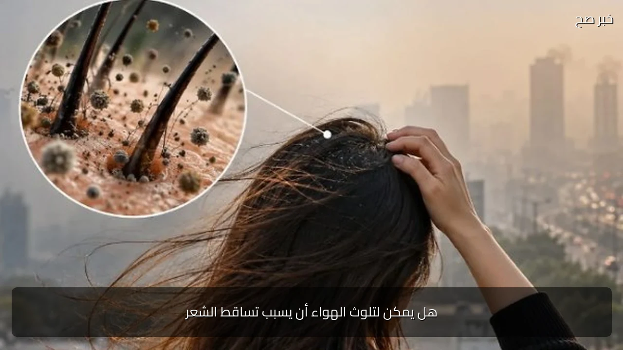 هل يمكن لتلوث الهواء أن يسبب تساقط الشعر
