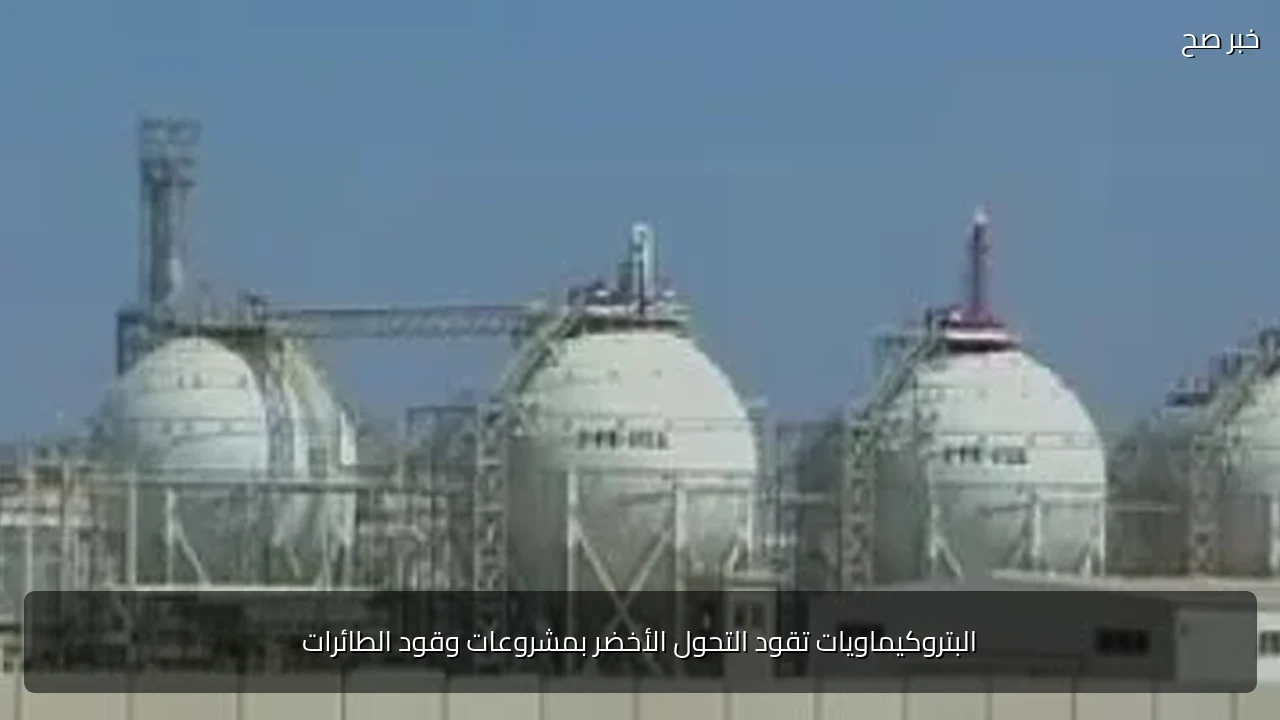 البتروكيماويات تقود التحول الأخضر بمشروعات وقود الطائرات