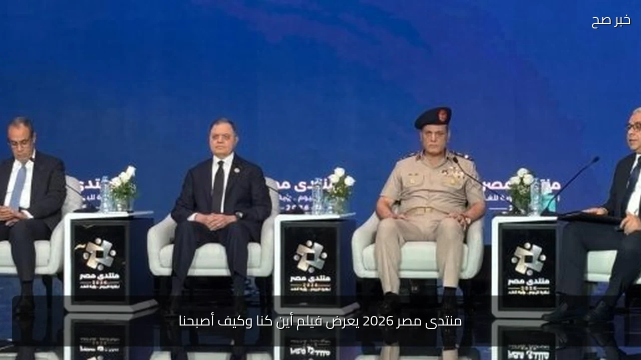 منتدى مصر 2026 يعرض فيلم أين كنا وكيف أصبحنا