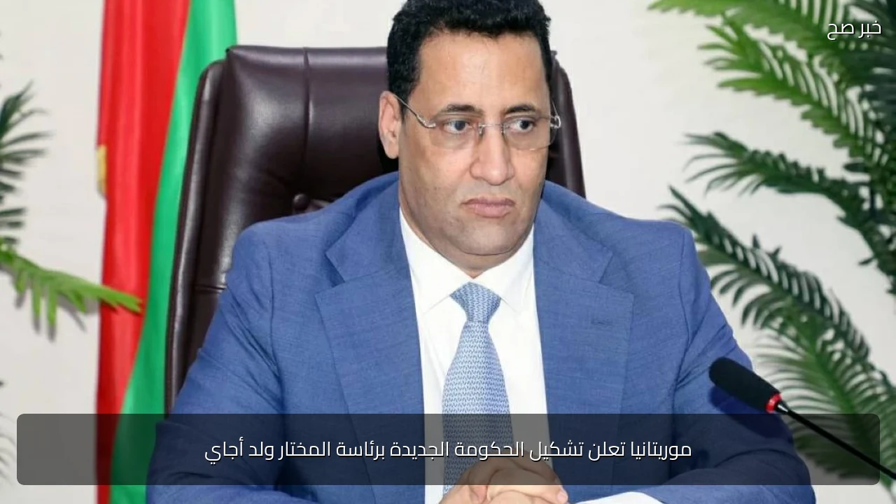 موريتانيا تعلن تشكيل الحكومة الجديدة برئاسة المختار ولد أجاي